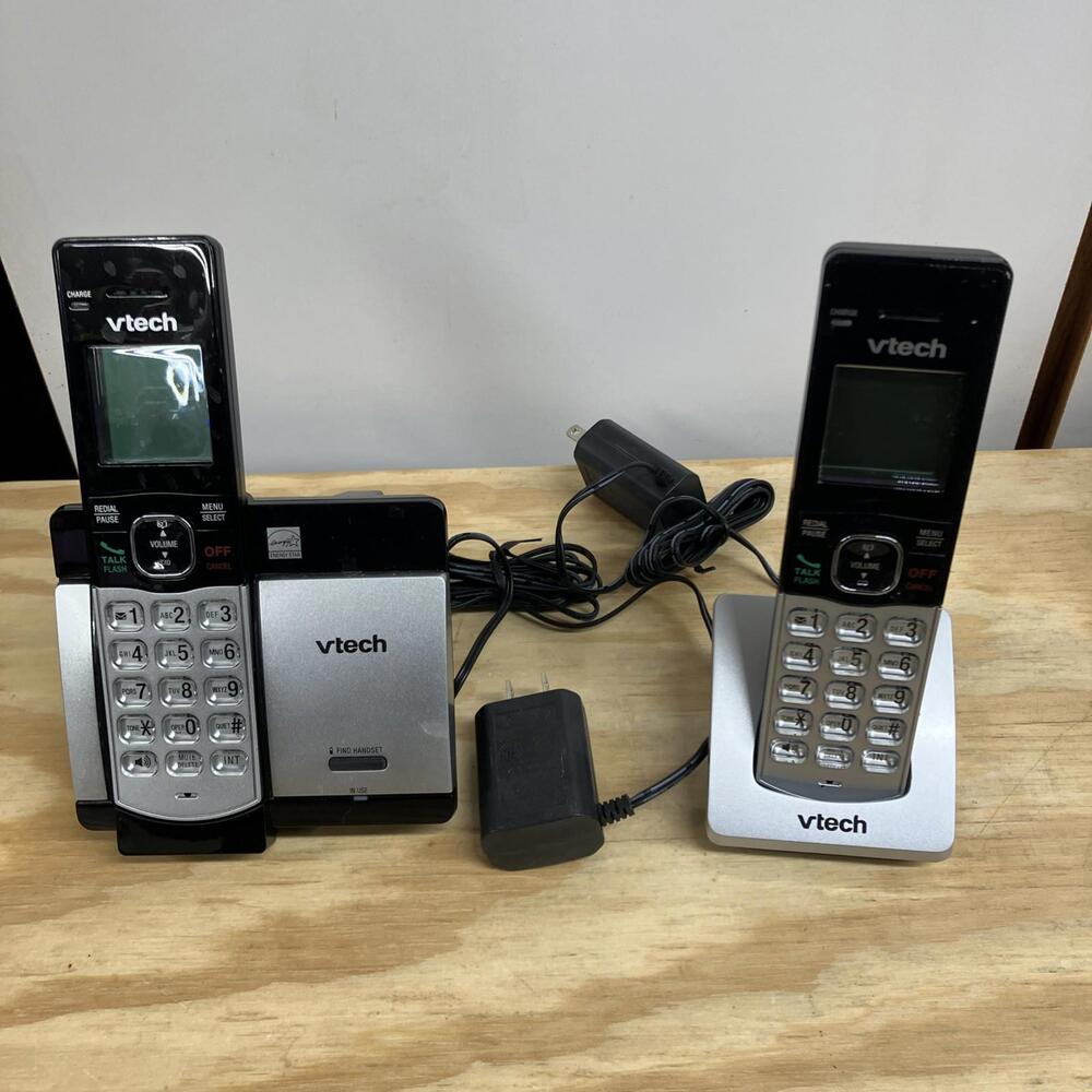 VTech - CS5119-2 DECT 6.0 Cordless Phone System - Gray/Black